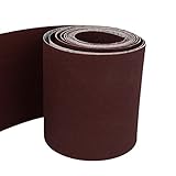 uxcell サンドペーパー　紙やすり サンディングベルト ダークブラウン 研磨材 5Mx115mm 180グリット