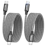 RAVIAD USB Type C ケーブル 3M 2本セット USB-C & USB-C ケーブル PD3.0 QC3.0 対応 100W/5A