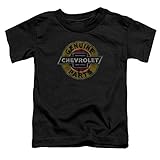 幼児Chevrolet Genuine Chevy Parts Distressed Sign Tシャツ カラー: ブラック