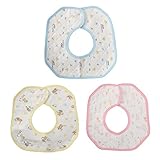 junda　超可愛い　ビブ　ベビー　ビブ　　柔らかい　よだれかけ　スナップビブ　　三角スタイ　ビブ赤ちゃん用　色ランダム