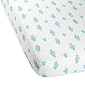 Aura Weavers Organic Muslin Crib Sheet, Playful Robots, Regular by Aura Weavers