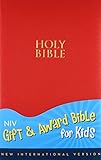 Holy Bible: New International Version Red Leather-Look Gift and Award Bible for Kids