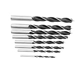 8個入り スクリュードリルビット 超硬 ツイスト 面取り カウンターシンクドリルビットセット3-10mm