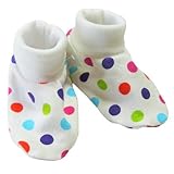 【未熟児】【低出生体重児】【早産児】【NICU】用　ベビー服：ブーティーソックス サーカスドット