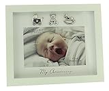 Classic Ivory Colored My Christening Photo Frame By Haysom Interiors by Haysom Interiors