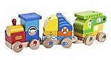 Wooden Toys – Building Blocks – Stacking Cargo Train