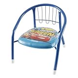 【Disney SNOOPY】キッズ 豆イス パイプイス ミニチェア ベビーチェア + ミニタオル セット ミニオンズ スヌーピー ディズニー プリンセス (カーズＡ)