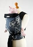Palm and Pond Mei Tai Baby Sling Carrier - Grey/White Color by Palm&Pond