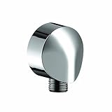 Hansgrohe 27458003 Wall Outlet with Dual Check Valve, Chrome [並行輸入品]
