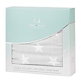 エイデンアンドアネイ コージーモスリンストローラーブランケット Aden+Anais cozy muslin stroller blanket（カラー：fate）　16501 [並行輸入品]