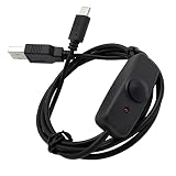 USB to Type-C電源 ON/OFF スイッチ付 Type Cケーブル【約1M】 充電専用/できません データ伝送、USB から Type-C 電源スイッチ付 充電専用スイッチ 機能付 ケーブル
