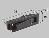 LIXIL部品 新日軽ブランド部品 引違い窓：下框防犯錠（サブロック）[E8CL1259] プライムブラウン[V8CL1259]