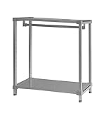 軽量アルミ製 ワードローブ ロータイプ 薄型 奥行36cm 高さ100cm 幅バリエーション55～150cm (60cm)