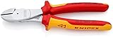 クニペックス (KNIPEX) ニッパー KNIPEX 7406-200TBK 絶縁強力斜ニッパー 落下防止(BK) 7406-200TBK