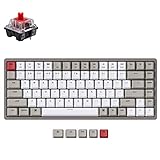 【国内正規品】Keychron K2 ノンバックライト ホットスワップ対応ワイヤレス・メカニカルキーボード84キー/USレイアウト/Keychronメカニカルスイッチ/アルミフレーム/有線無線対応/Mac Windows対応/Nキー・ロールオーバー対応 (Keychronメカニカル青軸（ホットスワップ対応）)