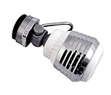 Niagara Conservation n3115p-fcデュアルスプレーSwivelエアレーター1.5 GPMを一時停止バルブ高効率圧力Compensatingキッチン蛇口、クロム/ホワイト