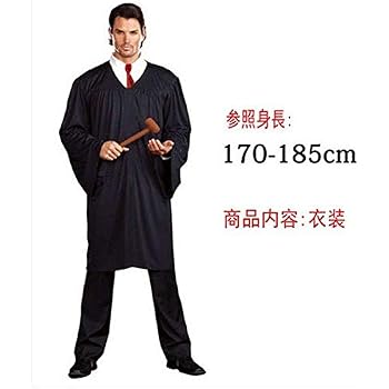Amazon | コスプレ衣装 コスチューム 裁判官の法服 法廷模擬 なりきり パーティー イベント仮装 (男性Lサイズ) | コスプレ・仮装 通販