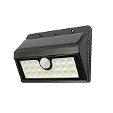 MasterGrow 20LED センサーライト ソーラーライト 防犯ライト 玄関ライト ワイヤレス人感センサー 外灯 壁掛け式 太陽発電 省エネ 屋外照明/軒先/駐車場/庭先/玄関周りなど対応 夜間