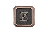 建築メールボックス3650orb-zアルミオイルはブロンズモノグラム – Letter「Z」