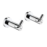 Fuloon　2PCS　浴室と洗面所　コートフック　服掛け　真鍮素材　おしゃれ