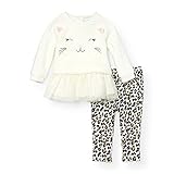 The Children's Place Baby Sherpa Cat Set Snow 90549 0-3MONTHS [並行輸入品]