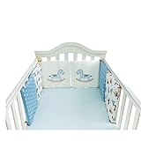 (ヘラサ)Herasa　ベッドガード　ベッドバンパー　半周タイプ 出産お祝い (7)