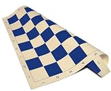 ChessCentral Vinyl Blue and Buff Chess Board, 20 x 20-Inch with 2.25-Inch Squares [並行輸入品]