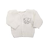 Gorgeous Babys Premature Bird With Special Little Baby Silver Detailing Knitted Cardigan (5-8lbs) by