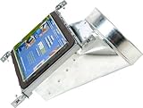 Speedi-Boot SBH-6106 NB 6-Inch Width by 10-Inch Length to 6-Inch Diameter 90-Degree Register Vent Bo