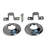 LASCO 03 – 5063シャワーロッドホルダーwith Concealedネジ、1インチ、クロムメッキ