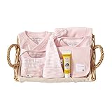 Burts Bees Baby Girls有機Take Me HomeストライプBlossomバスケット US サイズ: 6 - 9 months カラー: ピンク