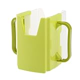 Kesoto 赤ちゃん 抗押し出し　　牛乳　　ジュース　　飲料　　容器 幼児 カップホルダー 全2色 - 緑