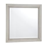 Foremost BYWM3030 Bernay Antique Square Bathroom Mirror, Antique White by Foremost