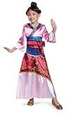 Mulan Deluxe Costume, Pink, Small (4-6X)