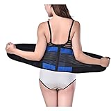 Zhhlinyuan 良好な Fixed Waist Belt Support Waist Back Abdomen Soft Belly Band