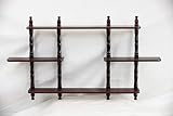 Frenchi Home Furnishing Kid's 4-Tier Wall Shelves, Cherry [並行輸入品]