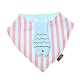 Domybest よだれかけ スタイ 三角　ベビー　可愛い　綿　よだれカバー　よだれスカーフ　食事エプロン　ベビーキャリア用　よだれパッド　新生児 baby 出産祝い ギフト (C)