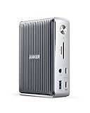 Anker PowerExpand Elite 13-in-1 Thunderbolt 3 Dock ドッキングステーション 85W出力 USB Power Delivery 対応 USB-Cデータ & 充電ポート USB-A 4K対応 HDMI 1Gbps イーサネット 3.5mmオーディオジャック microSD＆SDカード スロット搭載