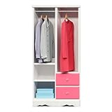 アルファタカバ 姫系チェスト&ハンガーラック キラキラ取っ手がついて使いやすい ジュノン80cm幅A型ピンク クリスタルクリア