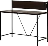 不二貿易 ワーク デスク フレックス コンセント 2口 ダーク ブラウン ブラック ツートン 95248