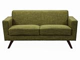 北欧スタイル 2-3人用 ファブリッククラシカルソファ レトログリーン