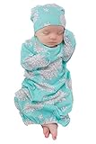 (ベビービーマイン) Baby Be Mine新生児ガウンと帽子のセット US サイズ: Newborn / 0-3 Months
