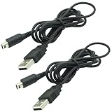 オーディオファン 3DS 充電器 充電ケーブル USB電源コード 2本入り 約1.2m DSi LL / 3DS / 3DSLL / 2DS / Ne w2DS LL/DSi XL / 3DS XL / New3DSLL 用 USB充電専用ケーブル NDSi 約120cm ブラック