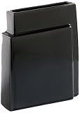 Torre & Tagus 901880A Duplex Glazed Ceramic Vase, Short, Black [並行輸入品]