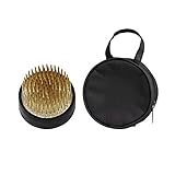 P Prettyia 耐久性　剣山　丸型　花器　生け花用　収納袋　バッグ付き　真ちゅう製