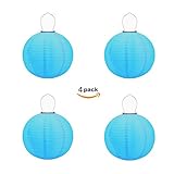 青　ソーラーランタン　送料無料　LEDランタン　直径20CM　ソーラー発電　太陽光パネル搭載　ランタン　提灯　防水　和風　折り畳み式　暖色　ロマンチック　イルミネーション　おしゃれ　軽量　屋外　吊るす