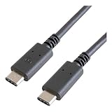GOPPA ゴッパ USB2.0 USB Power Delivery（USB PD）対応 Type-Cケーブル 180cm ブラック GP-CCU2E180CM/B