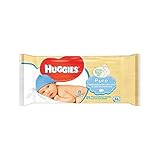 純粋な赤ちゃんがパックあたり56ワイプ (Huggies) - Huggies Pure Baby Wipes 56 per pack [並行輸入品]
