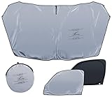 Levolva (レヴォルヴァ) 凄技シェード - 40系 アルファード ヴェルファイア ハイブリッド含む 専用サンシェード カーシェード 車中泊グッズ トヨタ アクセサリー パーツ 【断熱 保温 UVカット】