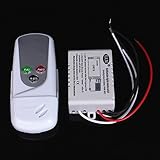ILS - AC110V Wireless 1 Channel ON/OFF Light Lamp Remote Control Switch